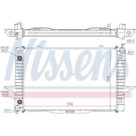 Nissen Radiator, 65548A 65548A